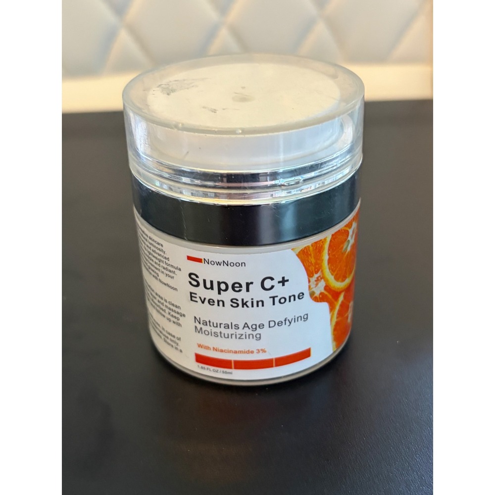 NowNoon Super C+ Even Skin Tone Naturals Age Defying Moisturizing Cream 1.85oz